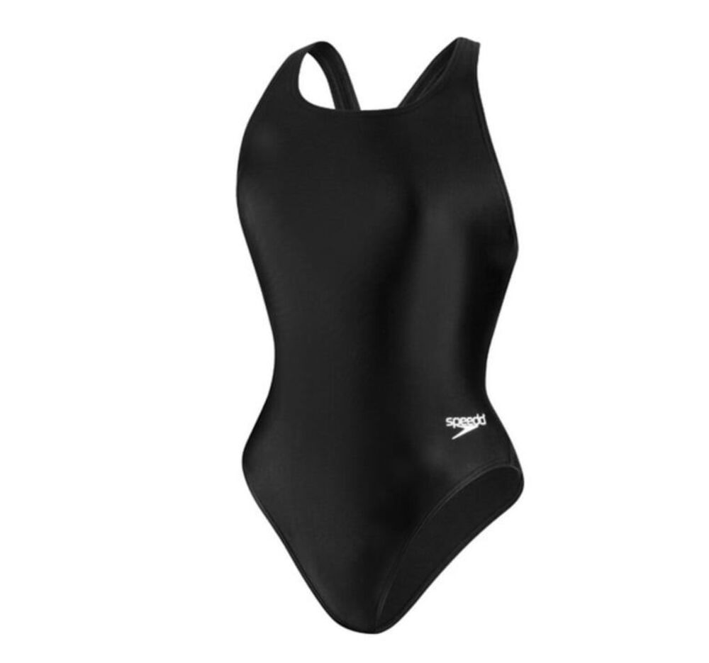 Speedo Pro LT Super Back Swimsuit  Size 2 (28) Black New With Tags